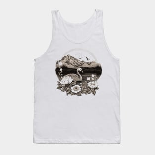 Beautiful Swan Tank Top